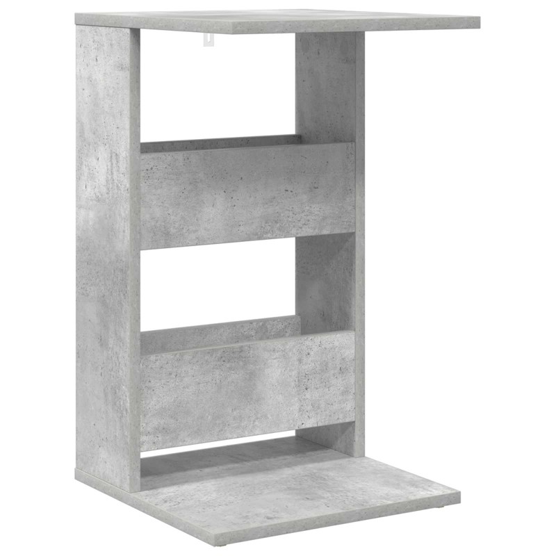 vidaXL Τραπεζάκι Πλευράς Σκυρόδεμα Γκρι 40 x 35 x 60,5 εκ