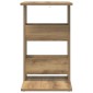 vidaXL Τραπεζάκι Πλευράς Artisan Oak 40 x 35 x 60,5 εκ