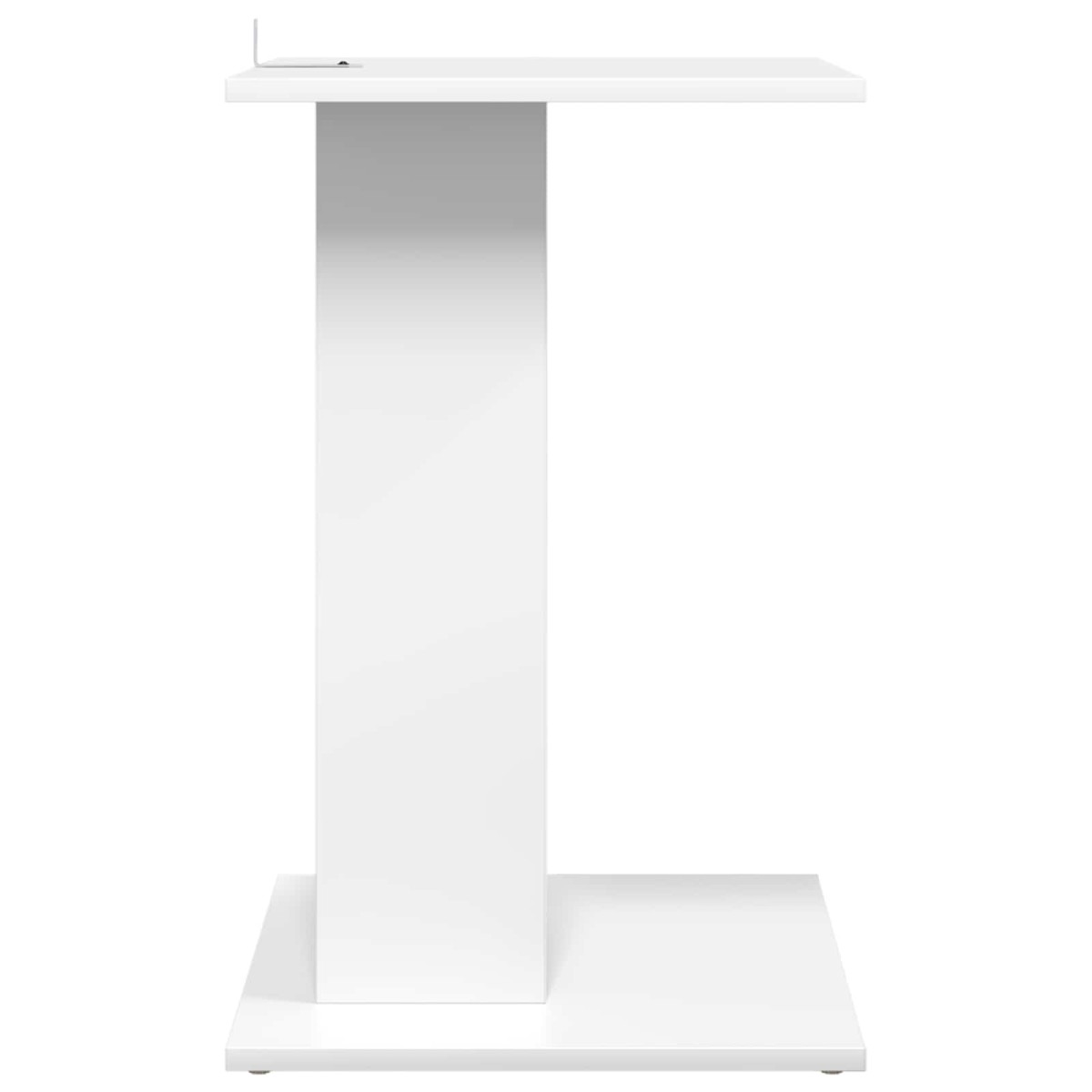 vidaXL Τραπεζάκι Πλευράς Λευκό 45 x 40 x 62,5 εκ. Επεξεργασμένο Ξύλο