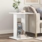 vidaXL Τραπεζάκι Πλευράς Λευκό 45 x 40 x 62,5 εκ. Επεξεργασμένο Ξύλο