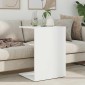 vidaXL Τραπεζάκι Πλευράς Λευκό 45 x 40 x 62,5 εκ. Επεξεργασμένο Ξύλο