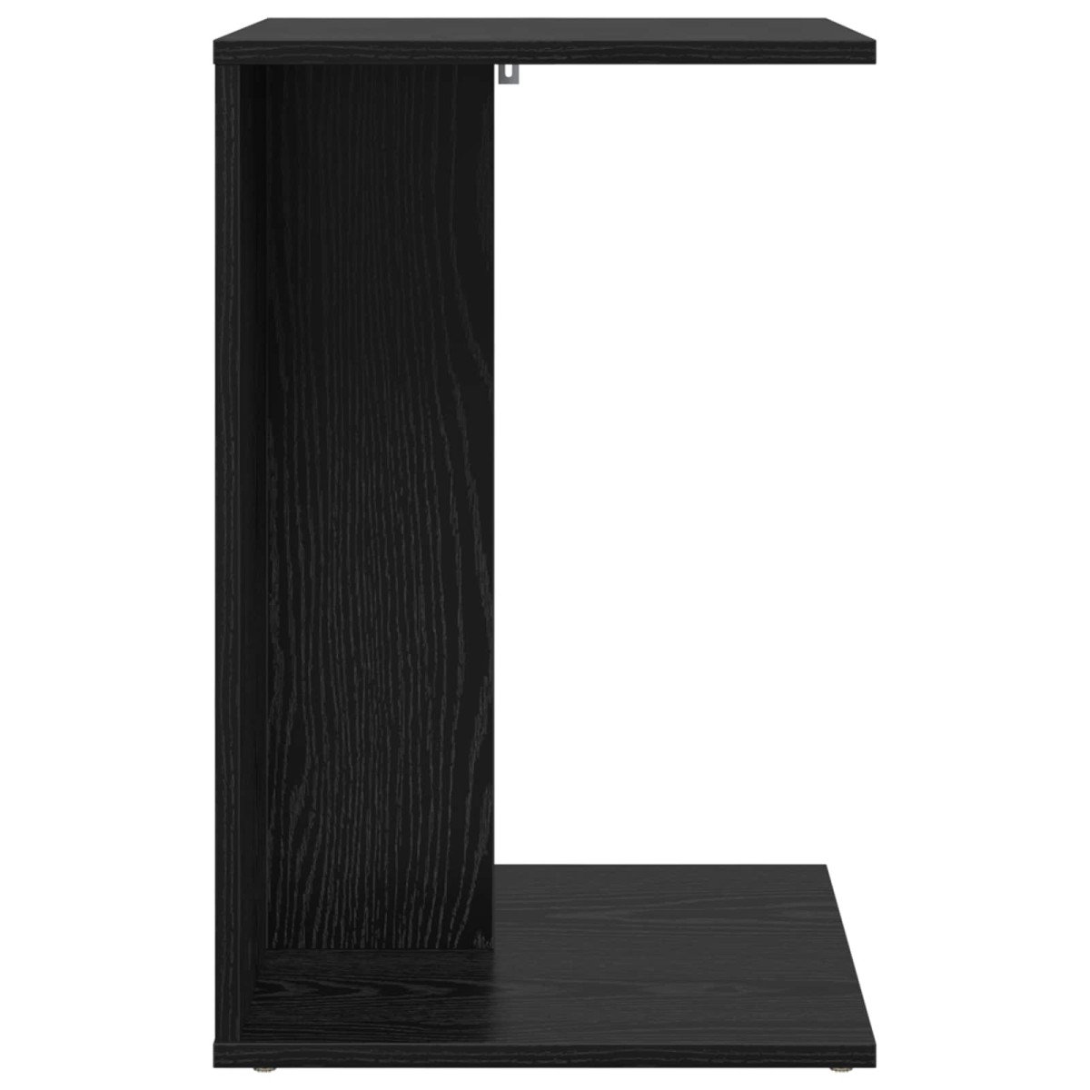 vidaXL Τραπεζάκι Πλευράς Μαύρη Οξυά 45 x 40 x 62,5 εκ.