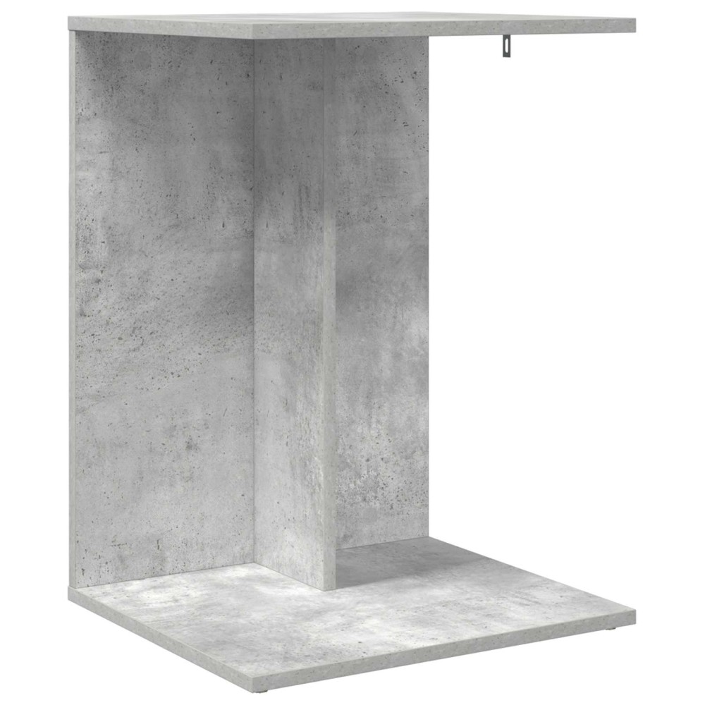 vidaXL Τραπεζάκι Πλευράς Σκυρόδεμα Γκρι 45 x 40 x 62,5 εκ.