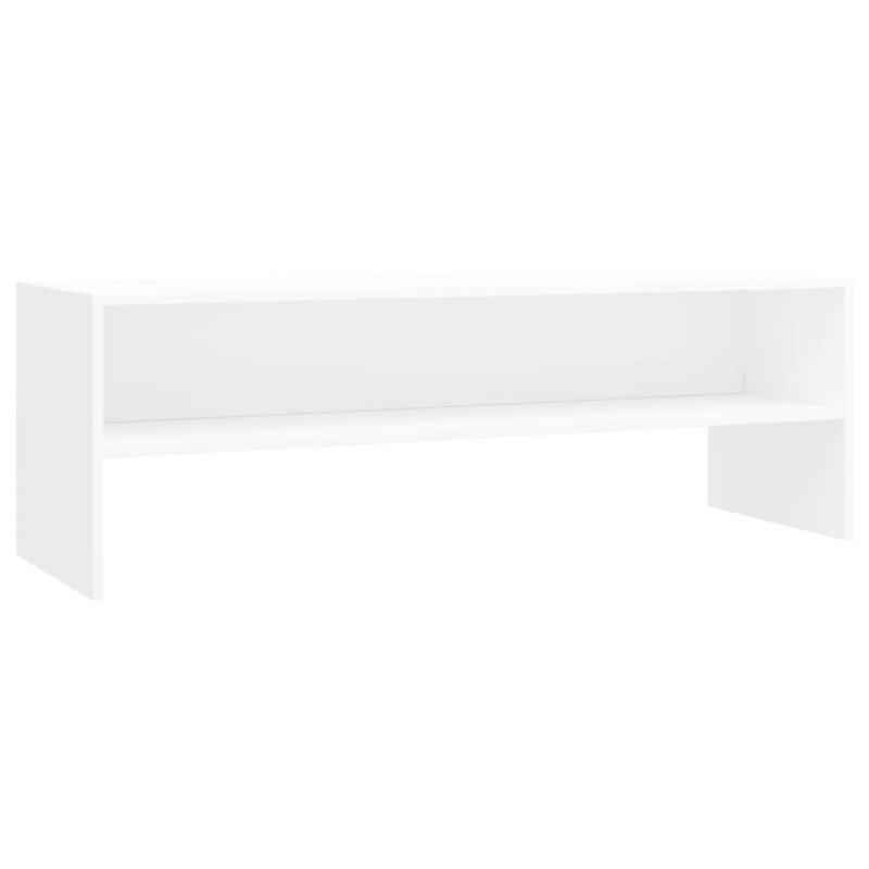 vidaXL Έπιπλο Τηλεόρασης Λευκό 120 x 40 x 40 εκ. από Επεξ. Ξύλο