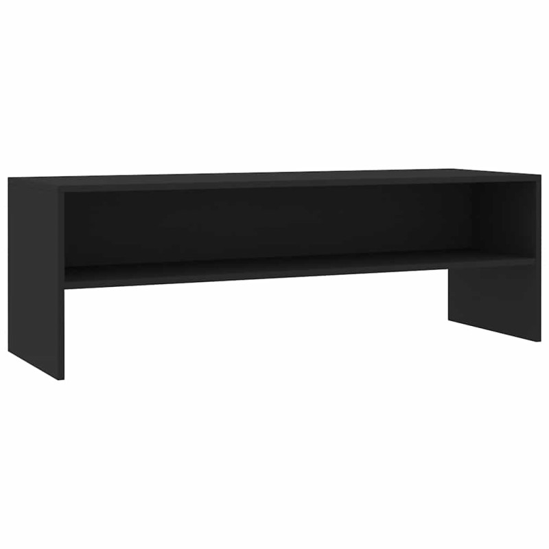 vidaXL Έπιπλο Τηλεόρασης Μαύρο 120 x 40 x 40 εκ. από Επεξ. Ξύλο