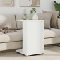 vidaXL Τραπεζάκι Πλευράς Λευκό 40 x 35 x 60 εκ. Επεξεργασμένο Ξύλο