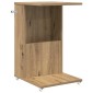 vidaXL Τραπεζάκι Πλευράς με τροχούς Artisan Oak 40 x 35 x 60 εκ.