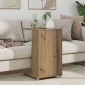 vidaXL Τραπεζάκι Πλευράς με τροχούς Artisan Oak 40 x 35 x 60 εκ.