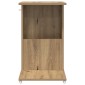 vidaXL Τραπεζάκι Πλευράς με τροχούς Artisan Oak 40 x 35 x 60 εκ.