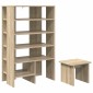 vidaXL Ντουλάπα Παπουτσιών 2 τμχ. 62 x 35 x 100 εκ. Επεξεργασμένο Ξύλο