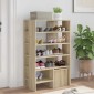 vidaXL Ντουλάπα Παπουτσιών 2 τμχ. 62 x 35 x 100 εκ. Επεξεργασμένο Ξύλο