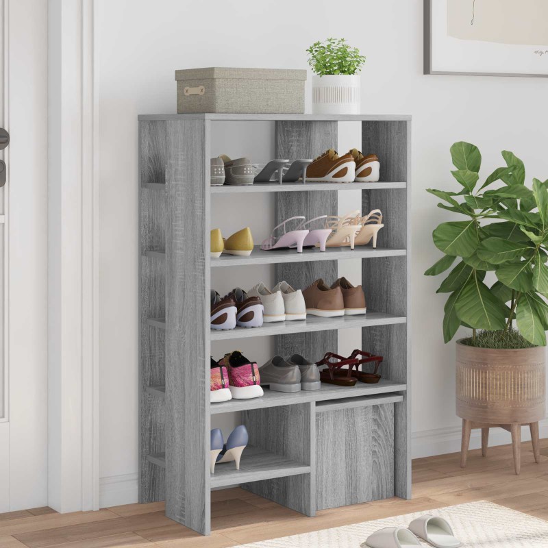 vidaXL Ντουλάπα Παπουτσιών 2 τμχ. 62 x 35 x 100 εκ. Επεξεργασμένο Ξύλο