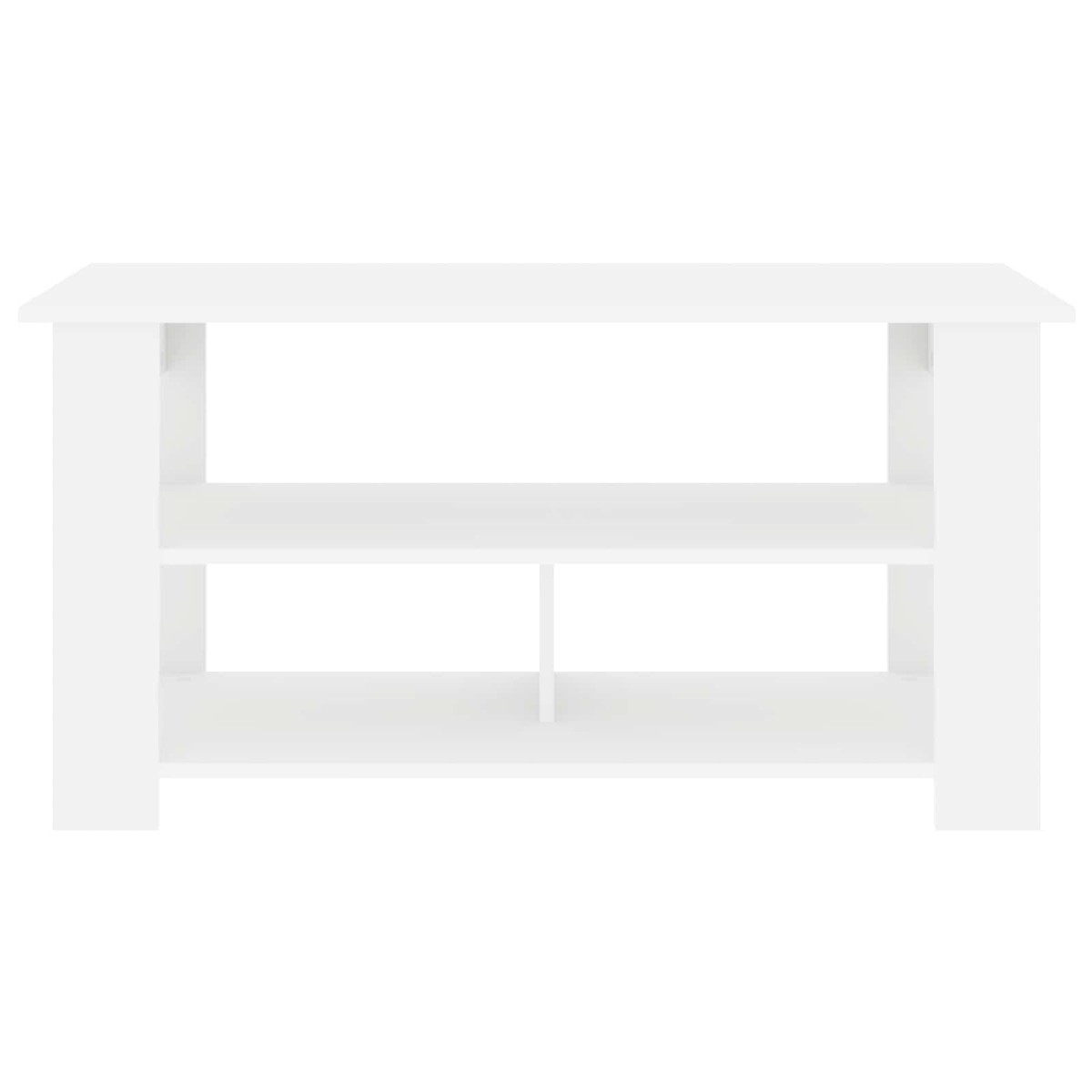 vidaXL Βάση τηλεόρασης Λευκό 100 x 40 x 50 cm