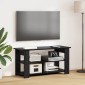 vidaXL Βάση τηλεόρασης Μαύρη Οξυά 100 x 40 x 50 cm