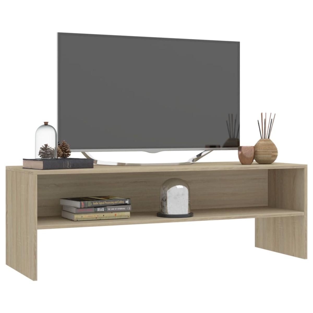 vidaXL Έπιπλο Τηλεόρασης Sonoma Δρυς 120x40x40 εκ. από Μοριοσανίδα