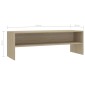 vidaXL Έπιπλο Τηλεόρασης Sonoma Δρυς 120x40x40 εκ. από Μοριοσανίδα