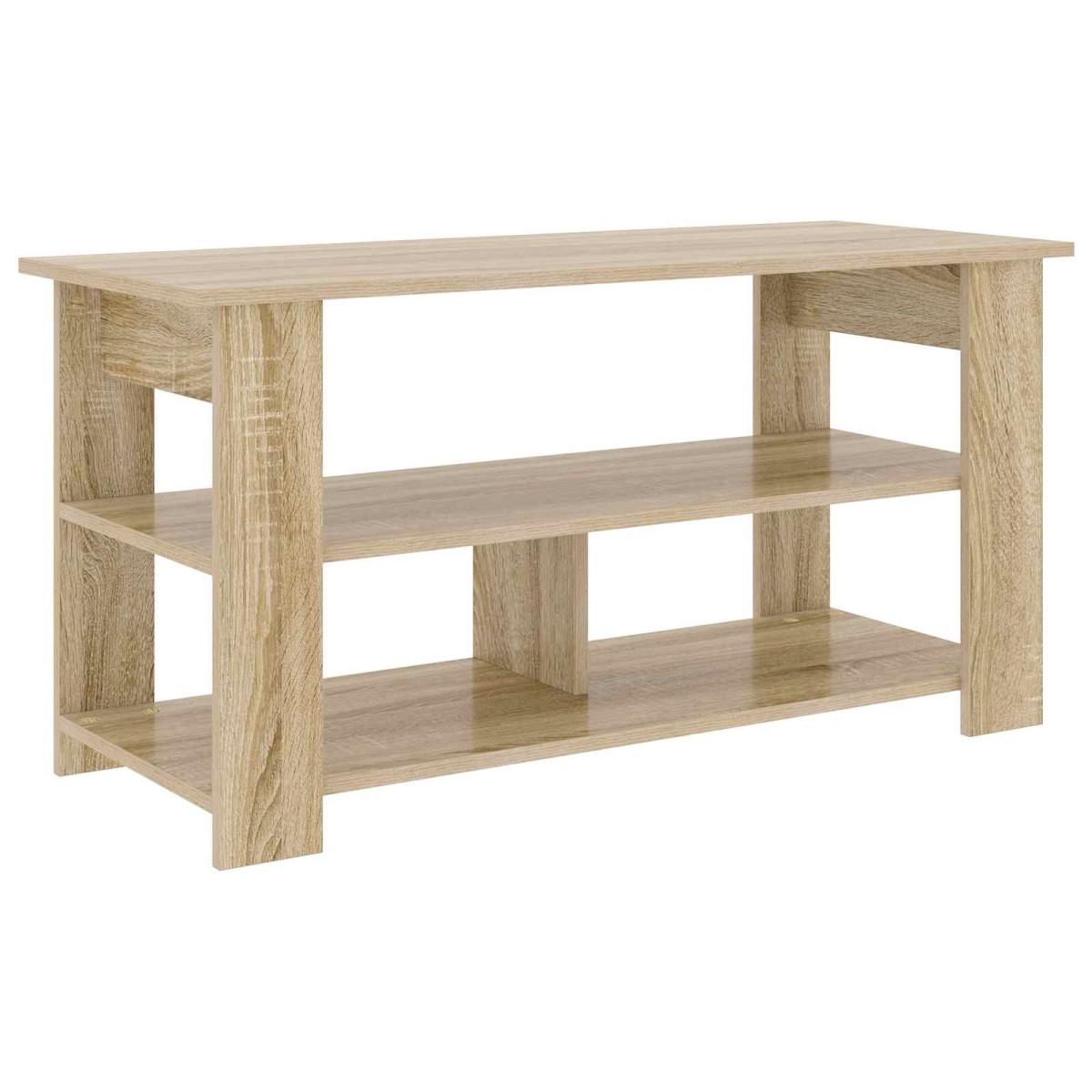 vidaXL Βάση τηλεόρασης Δρύς Sonoma 100 x 40 x 50 cm