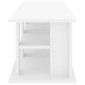 vidaXL Βάση τηλεόρασης Λευκό 96 x 35 x 33,5 εκ