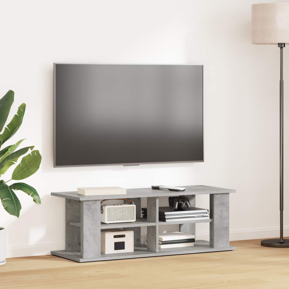 vidaXL Βάση τηλεόρασης Σκυρόδεμα Γκρι 96 x 35 x 33,5 εκ