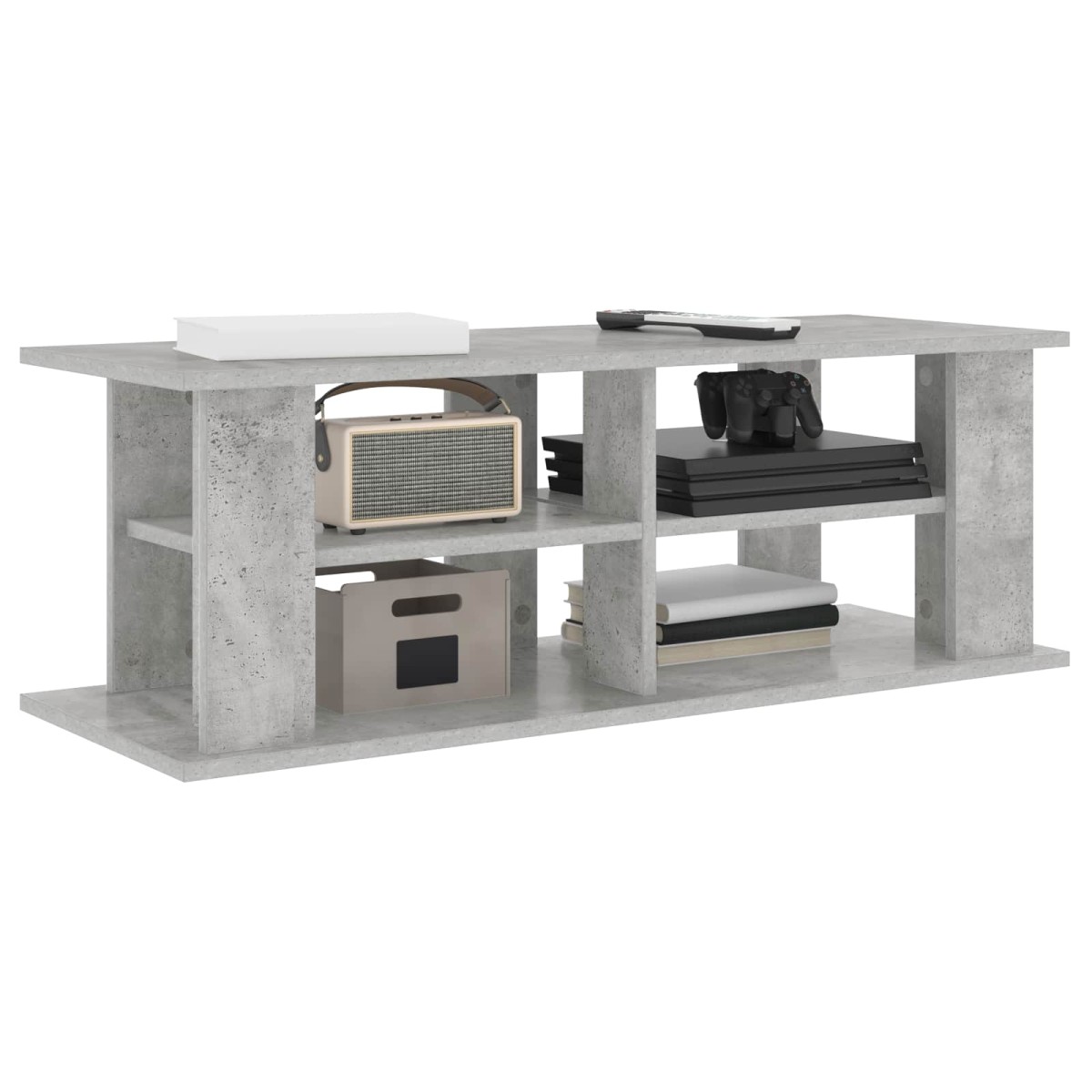 vidaXL Βάση τηλεόρασης Σκυρόδεμα Γκρι 96 x 35 x 33,5 εκ
