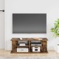 vidaXL Βάση τηλεόρασης Καπνιστό Δρύς 96 x 35 x 33,5 εκ