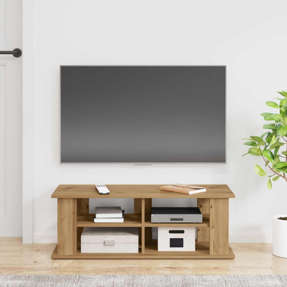 vidaXL Βάση τηλεόρασης 96 x 35 x 33,5 εκ Artisan Oak