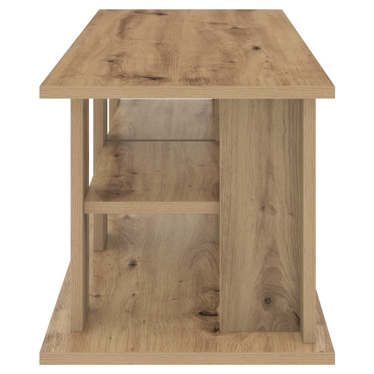 vidaXL Βάση τηλεόρασης 96 x 35 x 33,5 εκ Artisan Oak
