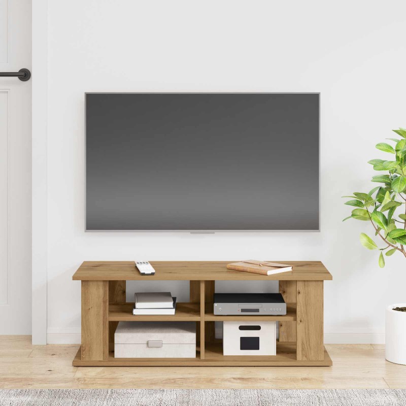 vidaXL Βάση τηλεόρασης 96 x 35 x 33,5 εκ Artisan Oak