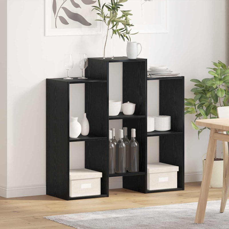 vidaXL Πλαϊνό γραφείο Μαύρη Οξυά 90 x 30 x 90 cm