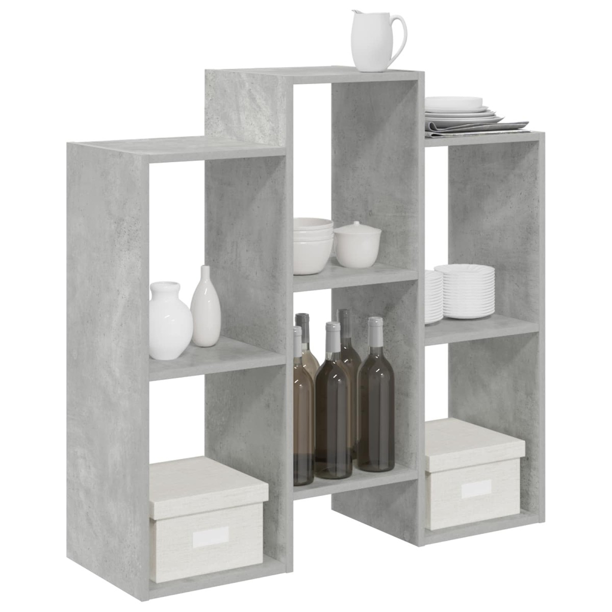 vidaXL Πλαϊνό γραφείο Σκυρόδεμα Γκρι 90 x 30 x 90 cm