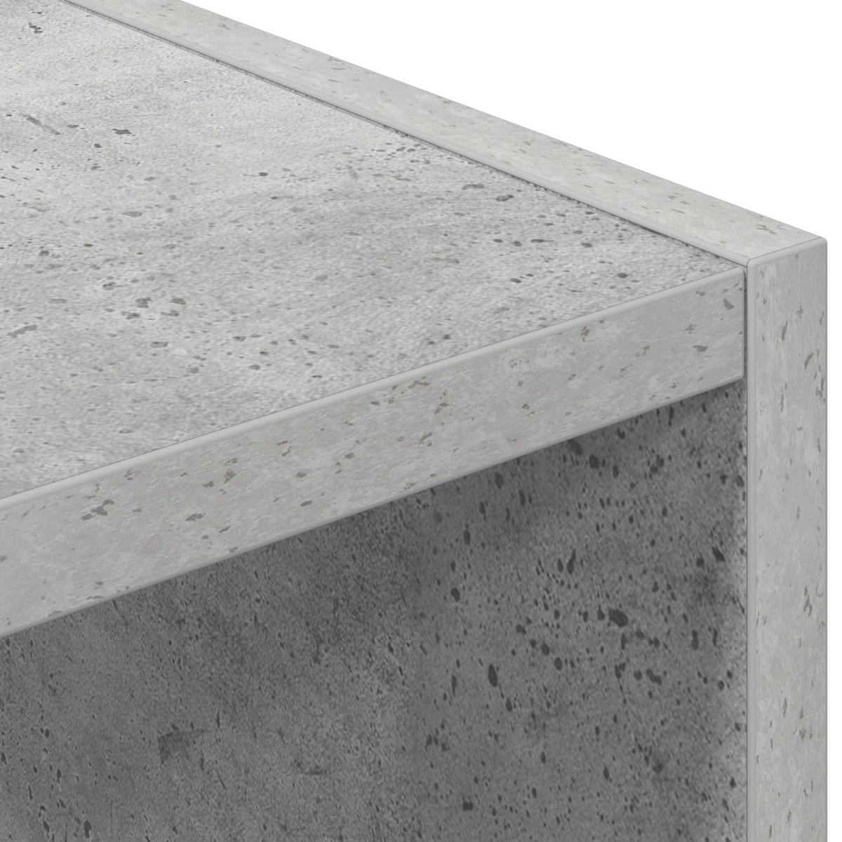 vidaXL Πλαϊνό γραφείο Σκυρόδεμα Γκρι 90 x 30 x 90 cm