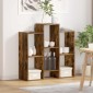 vidaXL Πλαϊνό γραφείο Καπνιστό Δρύς 90 x 30 x 90 cm