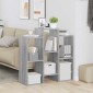 vidaXL Πλαϊνό γραφείο Γκρίζο Σονομα 90 x 30 x 90 cm