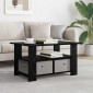 vidaXL Τραπεζάκι σαλονιού Μαύρη Οξυά 77 x 55 x 42 εκ.