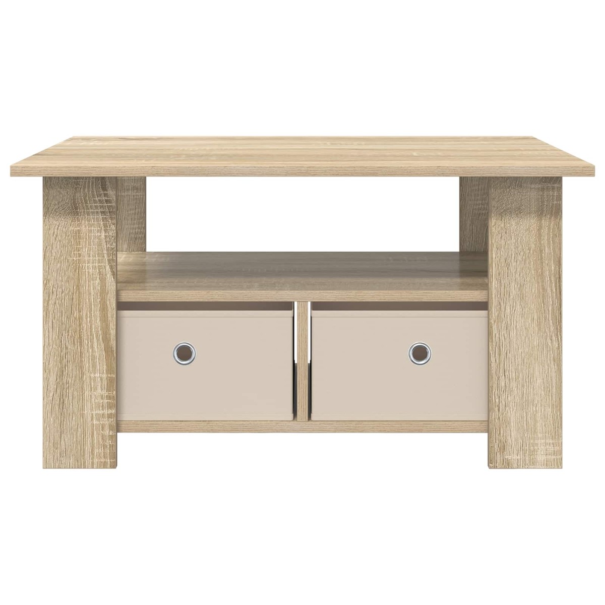vidaXL Τραπεζάκι σαλονιού Δρύς Sonoma 77 x 55 x 42 εκ.