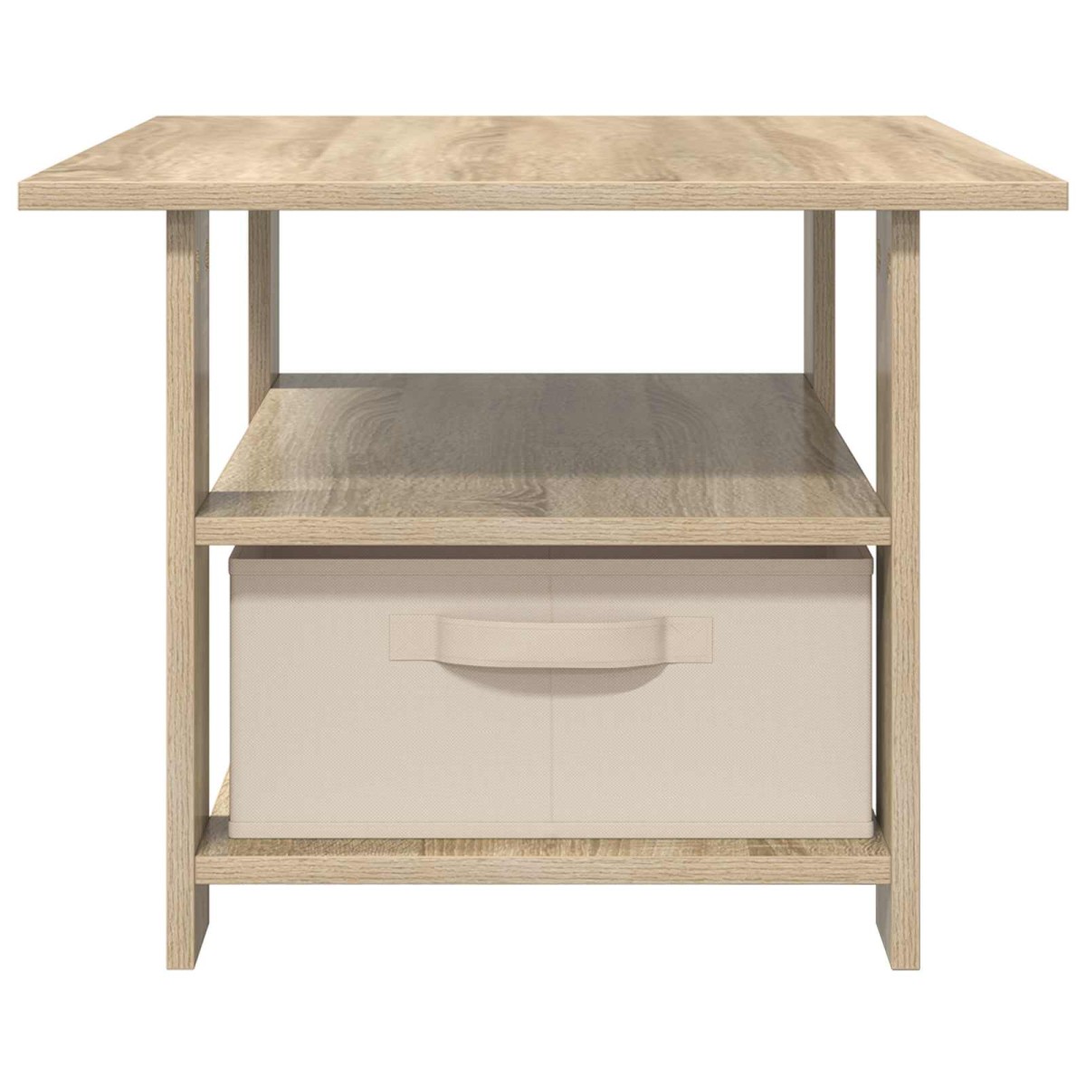 vidaXL Τραπεζάκι σαλονιού Δρύς Sonoma 77 x 55 x 42 εκ.