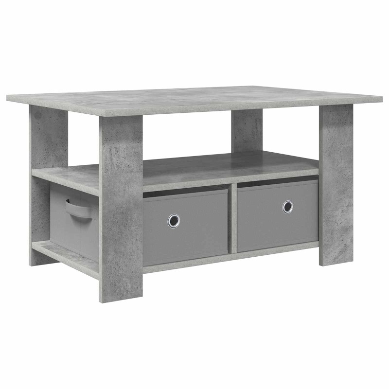 vidaXL Τραπεζάκι σαλονιού Σκυρόδεμα Γκρι 77 x 55 x 42 εκ.