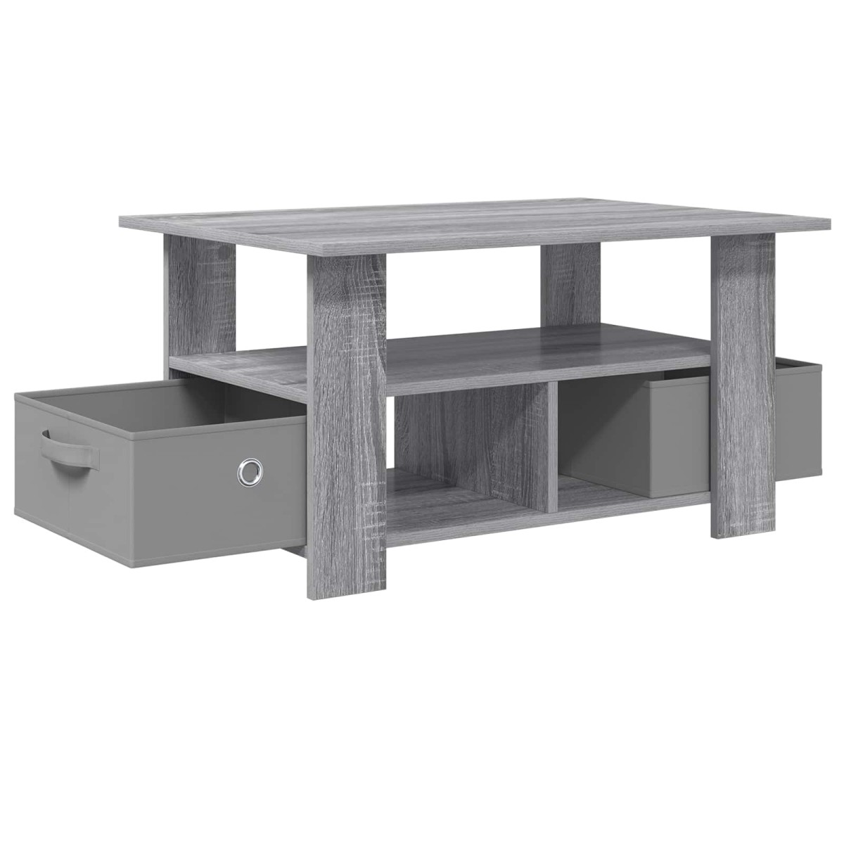 vidaXL Τραπεζάκι σαλονιού Γκρίζο Σονομα 77 x 55 x 42 εκ.