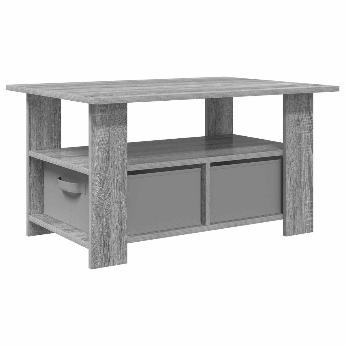 vidaXL Τραπεζάκι σαλονιού Γκρίζο Σονομα 77 x 55 x 42 εκ.