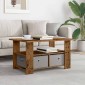 vidaXL Τραπεζάκι σαλονιού Παλιό ξύλο 77 x 55 x 42 εκ.