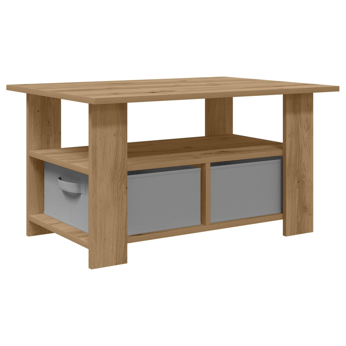 vidaXL Τραπεζάκι σαλονιού Artisan Oak 77 x 55 x 42 εκ.