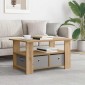 vidaXL Τραπεζάκι σαλονιού Artisan Oak 77 x 55 x 42 εκ.