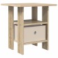 vidaXL Κομοδίνο Δρύς Sonoma 41 x 40 x 45 εκ Επεξεργασμένο Ξύλο