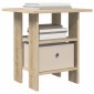 vidaXL Κομοδίνο 2 τμχ. Δρύς Sonoma 41 x 40 x 45 εκ Επεξεργασμένο Ξύλο