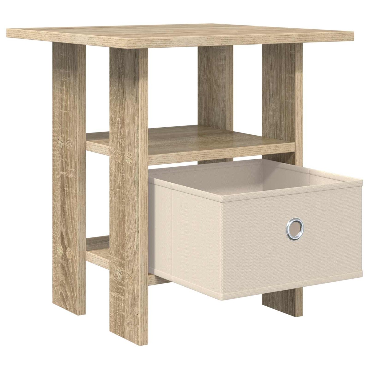 vidaXL Κομοδίνο 2 τμχ. Δρύς Sonoma 41 x 40 x 45 εκ Επεξεργασμένο Ξύλο