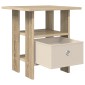 vidaXL Κομοδίνο 2 τμχ. Δρύς Sonoma 41 x 40 x 45 εκ Επεξεργασμένο Ξύλο