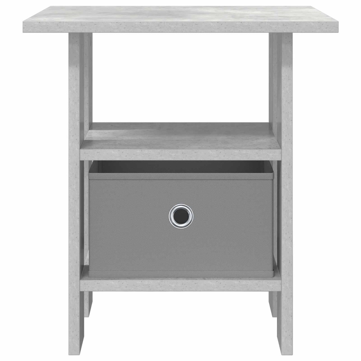 vidaXL Κομοδίνο 2 τμχ. Σκυρόδεμα Γκρι 41 x 40 x 45 εκ