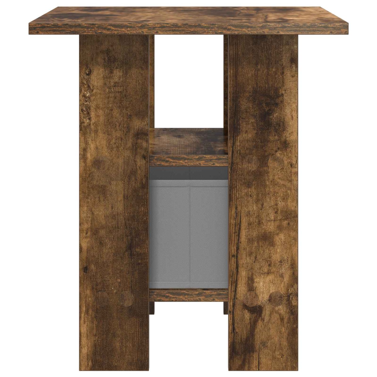 vidaXL Κομοδίνο 2 τμχ. Καπνιστό Δρύς 41 x 40 x 45 εκ