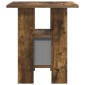 vidaXL Κομοδίνο 2 τμχ. Καπνιστό Δρύς 41 x 40 x 45 εκ