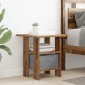 vidaXL Κομοδίνο 2 τμχ. Παλιό ξύλο 41 x 40 x 45 εκ Επεξεργασμένο Ξύλο